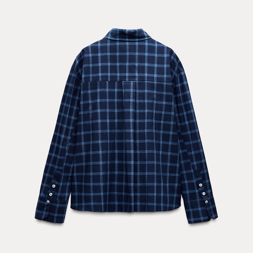 Zara Light Blue button-down shirt - Picture 6 of 9